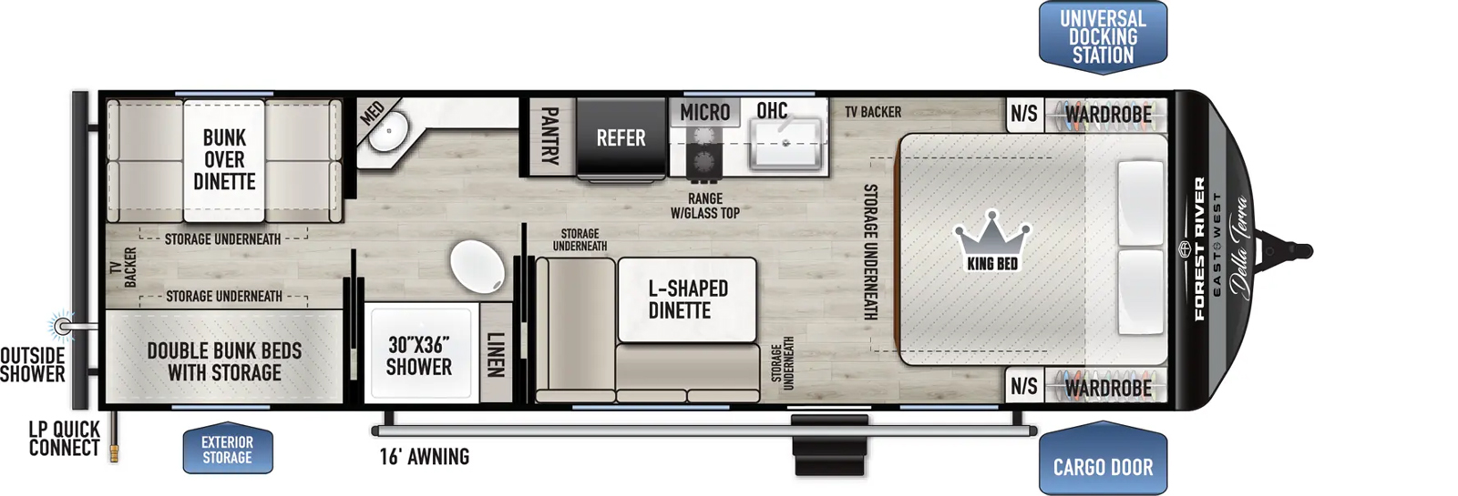 250QB Floorplan Image